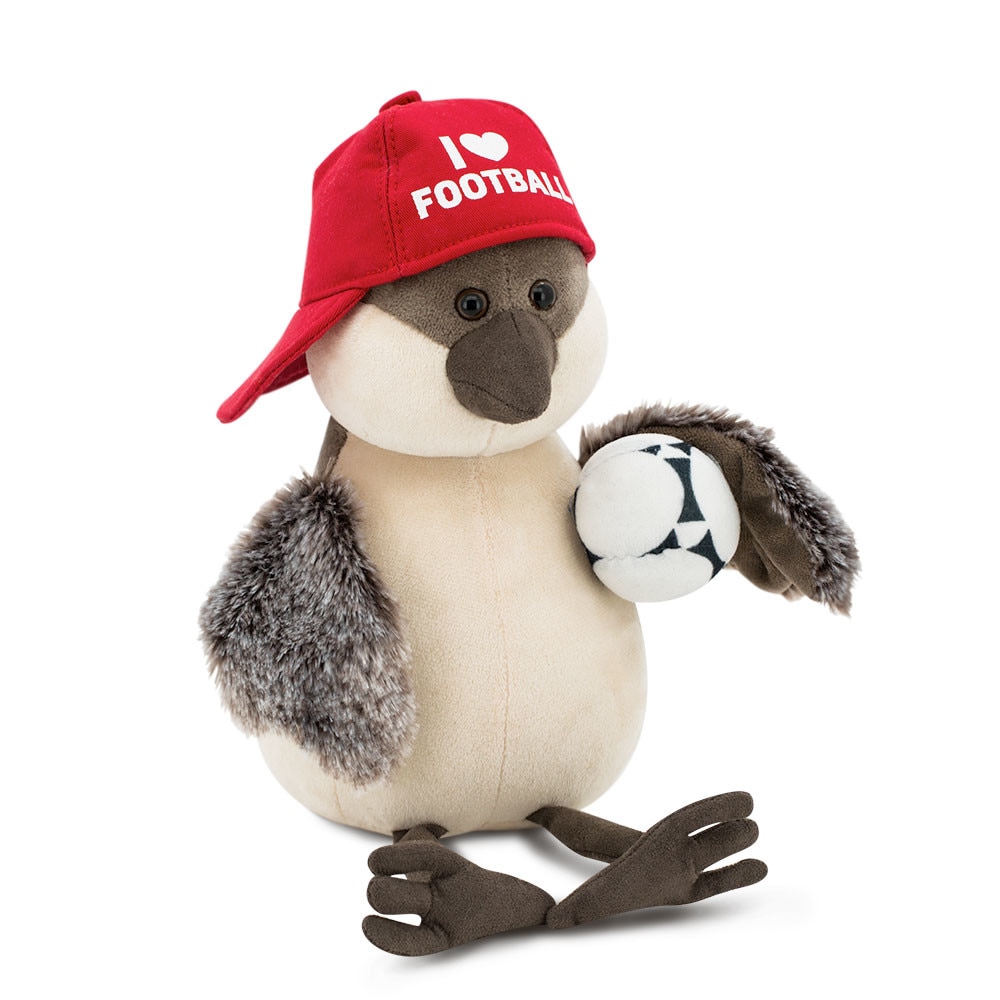 Chirpy, vrabiuta fotbalista, din plus, 20cm, Orange Toys