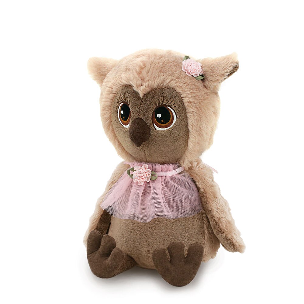 Sonya, bufnita eleganta, din plus, 20cm, Orange Toys