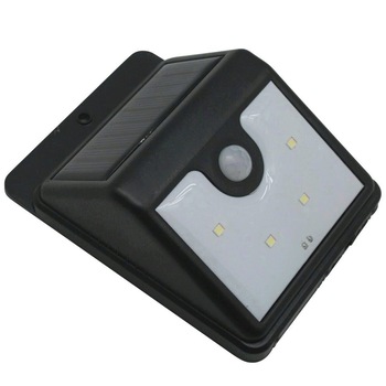 Reflector LED cu panou solar, cu senzor de miscare Strend Pro Solar Panel, 4 leduri, IP44 Reflector LED cu panou solar, cu senzor de miscare Strend Pro Solar Panel, 4 leduri, IP44