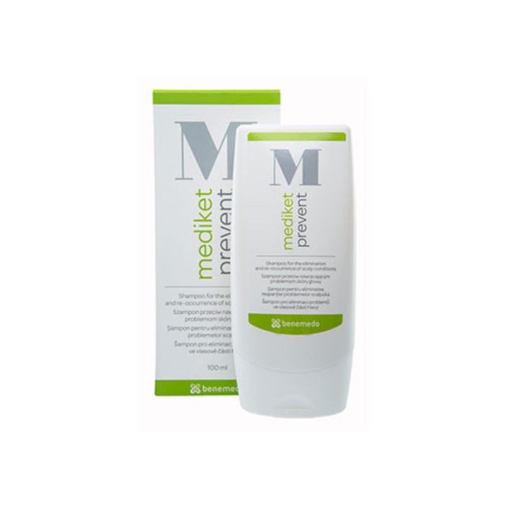 Sampon pentru eliminarea reaparitiei problemelor scalpului MEDIKET PREVENT 100 ml