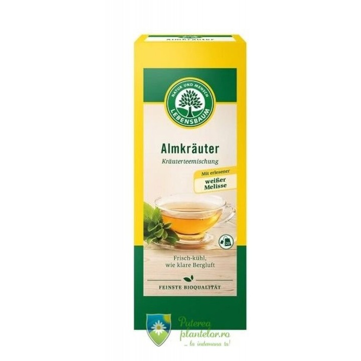 Ceai din ierburi alpine bio, 30g, Lebensbaum