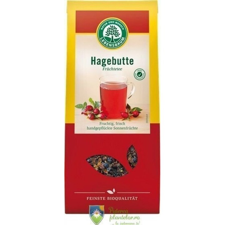Ceai de macese bio, 100g, Lebensbaum