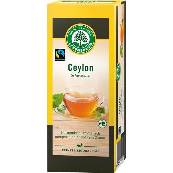 Ceai Bio Negru Ceylon Lebensbaum 20dz