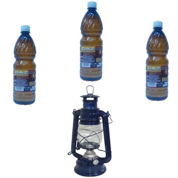 Pachet 3 x Gaz Lampant, Petrol lampa, 0,8l + 1 x Felinar Pachet 3 x Gaz Lampant, Petrol lampa, 0,8l + 1 x Felinar