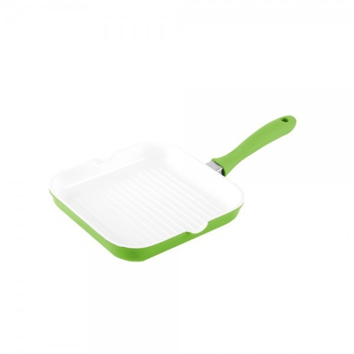 Tigaie grill din aluminiu cu interior ceramic, Dekassa, DK 3702, diametru 28 cm