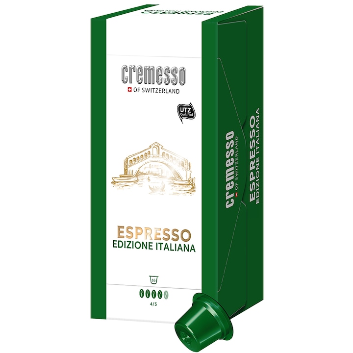 Комплект Кафе капсули Cremesso, Espresso Italian Edition, 16 броя, 96 гр.