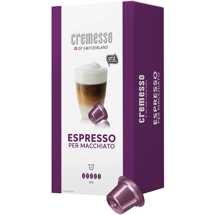 Cremesso Espresso Per Macchiato кафе на капсули, 16 капсули, 96 гр.