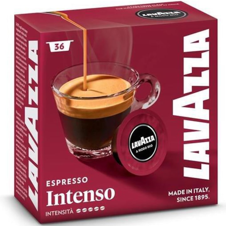 Кафе капсули Lavazza A Modo Mio Intenso, 36 броя, 270 гр