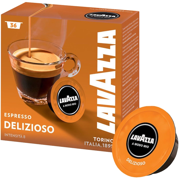Кафе капсули Lavazza A Modo Mio Delizioso, 36 броя, 270 гр