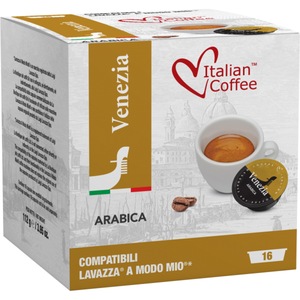 Capsule Italian Coffee TORINO compatibile A Modo Mio, 16 capsule, 112 gr. 