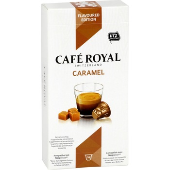 Cafe Royal Caramel compatibile Nespresso, 10 capsule, 53 gr. Cafe Royal Caramel compatibile Nespresso, 10 capsule, 53 gr.