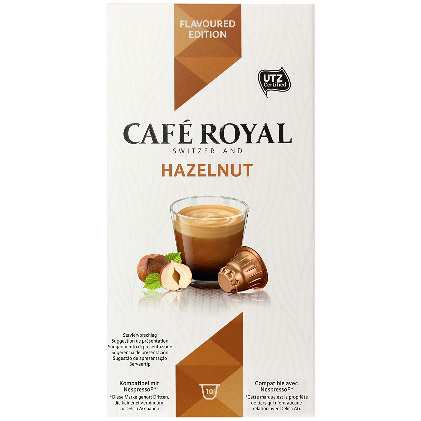 Café Royal Nespresso Pods, Hazelnut, Café Royal Coffee Pods, Café Royal  Coffee Pods Nespresso Compatible