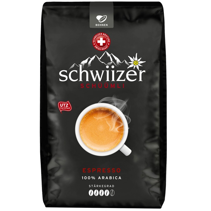 Кафе на зърна Schwiizer Schuumli, Еспресо, 1000 гр