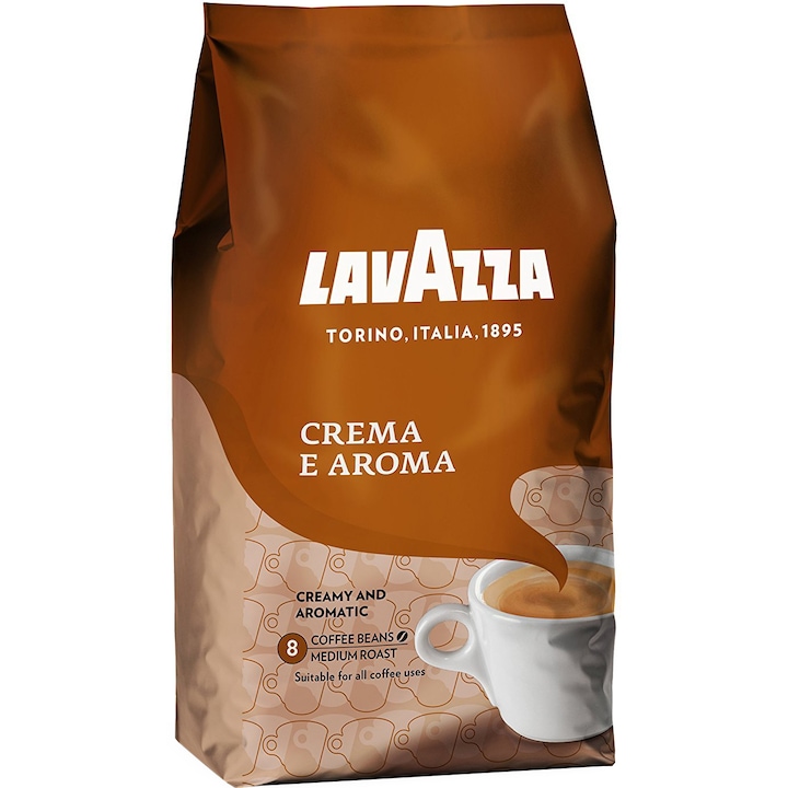 Кафе на зърна Lavazza Crema e Aroma, 1000 гр.