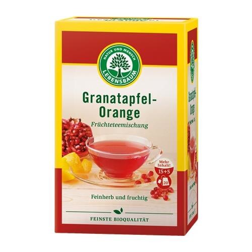 Ceai Bio de Rodie cu Portocala Lebensbaum 20dz
