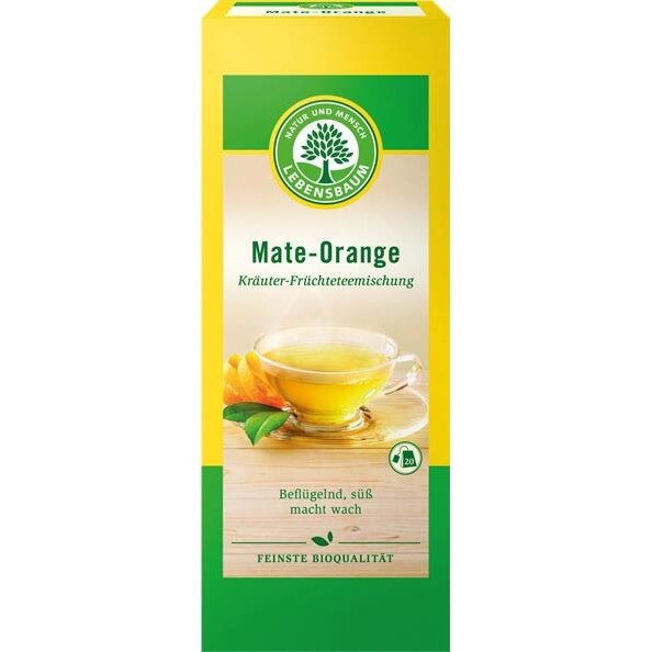 Ceai Bio de Mate si Portocala Lebensbaum 20dz