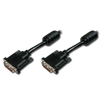 Cablu de conectare , Assmann , DVI(24+1)/ tata DVI(24+1) mama , 3m Cablu de conectare , Assmann , DVI(24+1)/ tata DVI(24+1) mama , 3m