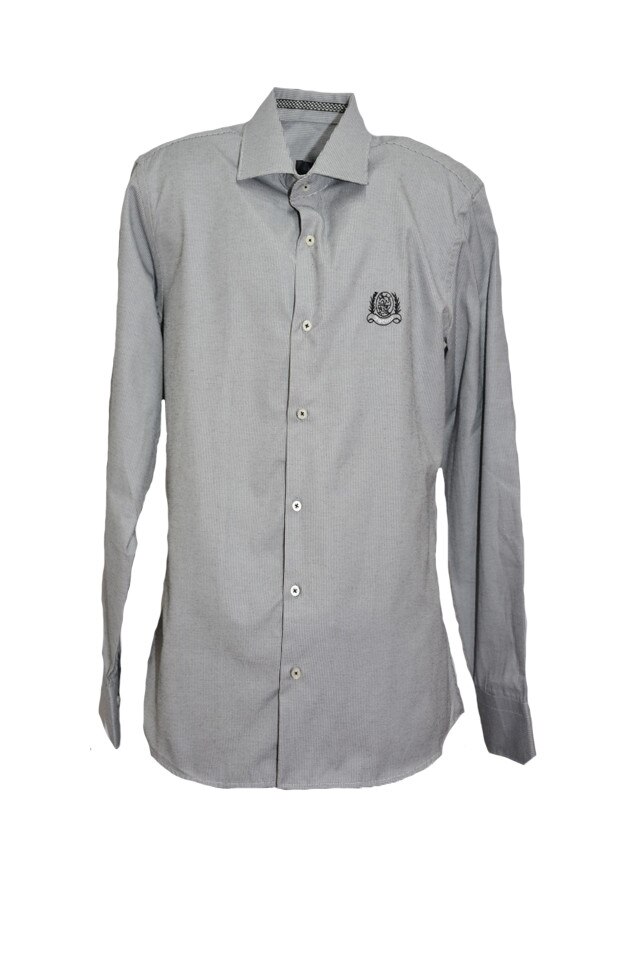 Camasa cu maneca lunga eleganta, D&J Exclusive, Gri