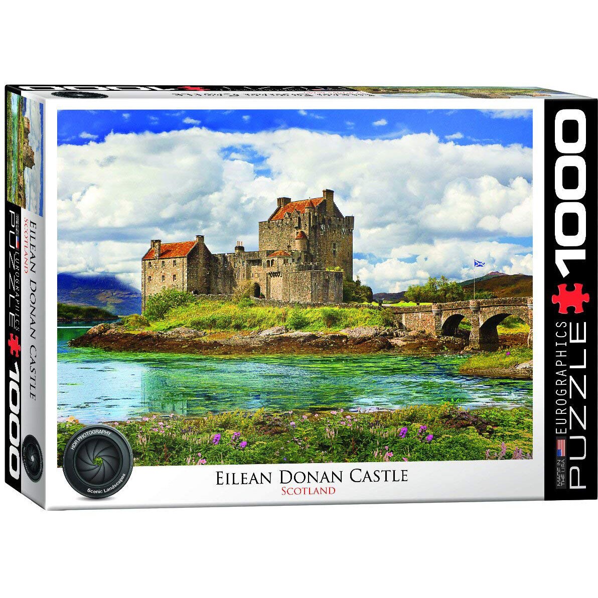 Puzzle Eurographics - Eilean Donan Castle Scotland, 1.000 piese (6000-5375)