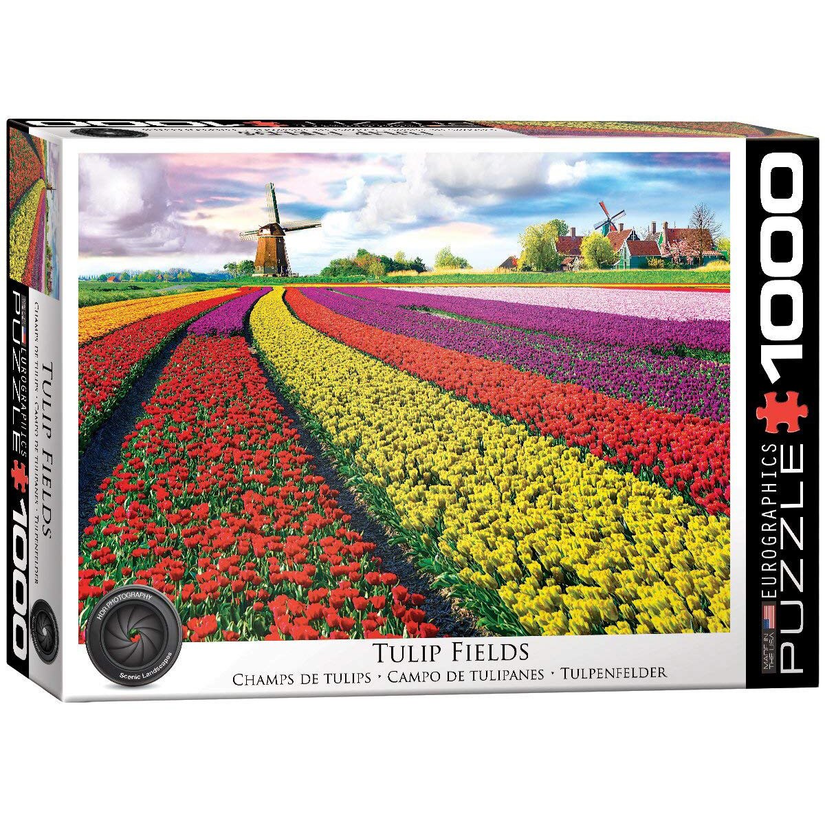 Puzzle Eurographics - Tulip Fields Netherlands, 1.000 piese (6000-5326)