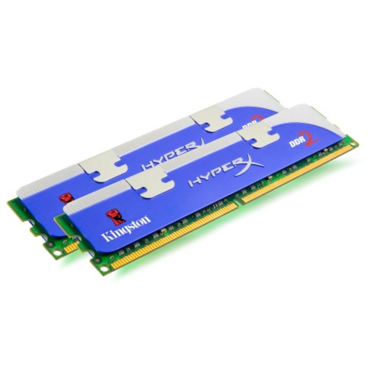 Kit Dual Channel Kingston HyperX 2GB DDR2-1066MHz