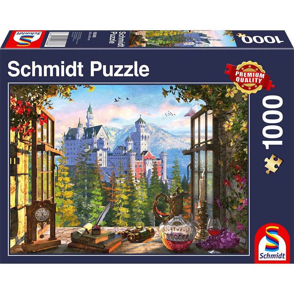 Puzzle Schmidt - View of the fairytale castle, 1000 piese