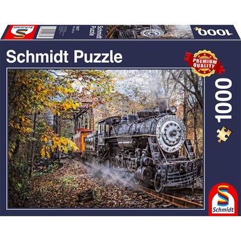 Puzzle Schmidt - Railway fascination, 1000 piese Puzzle Schmidt - Railway fascination, 1000 piese