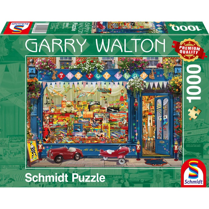 Schmidt Puzzle - Garry Walton: Toy store, 1000 db