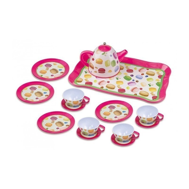 Set de joaca, Ceainic din metal, 14 piese