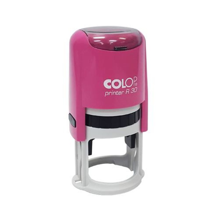 Stampila Rotunda Colop R30, Roz, 30 mm
