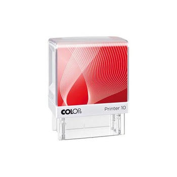 Stampila Dreptunghiulara Colop Printer 10, Alb/Rosu Stampila Dreptunghiulara Colop Printer 10, Alb/Rosu