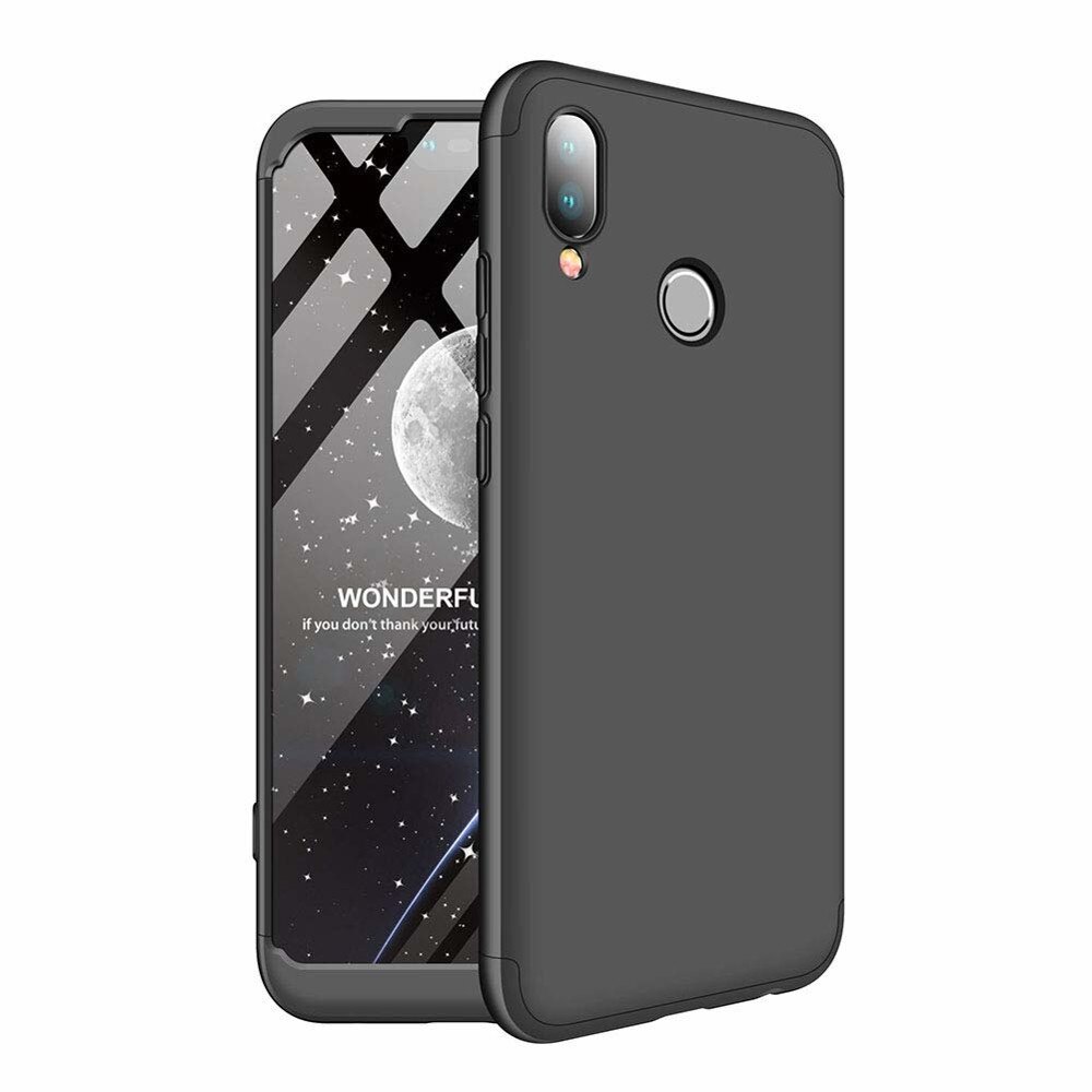 Husa 360° Matte Full Protection Gema Mixt pentru Huawei Nova 3 , negru