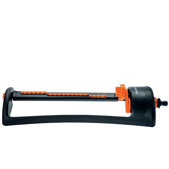 FISKARS 1023661 univerzális oszcilláló locsolóberendezés, Állítható távolság és szórásirány, Fém alap