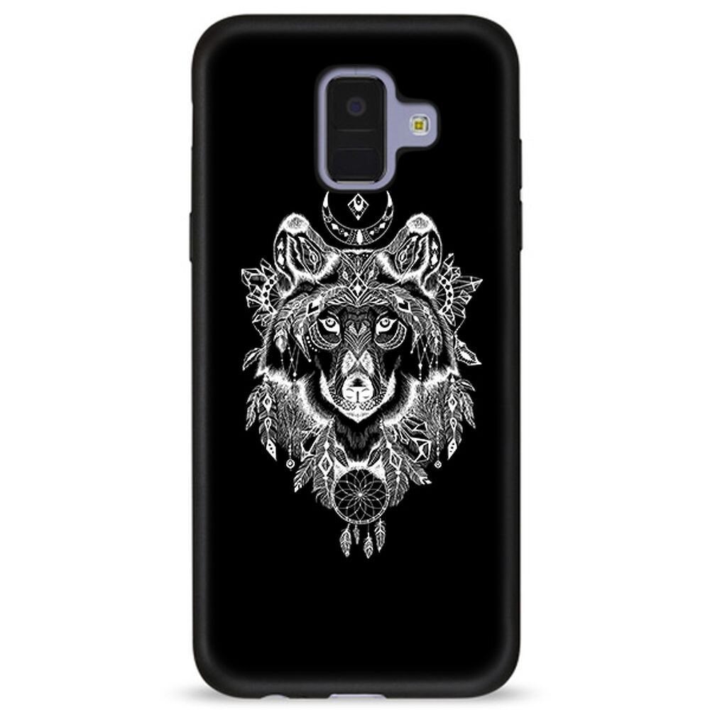 Husa Samsung Galaxy A6 2018 - Silicon Matte TPU Wolf.1