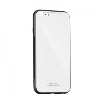 Husa Glass Case - Huawei Mate 20 Pro, Alb Husa Glass Case - Huawei Mate 20 Pro, Alb