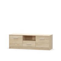 Comoda tv, 2 usi+sertar ,stejar sonoma,modern,Bortis