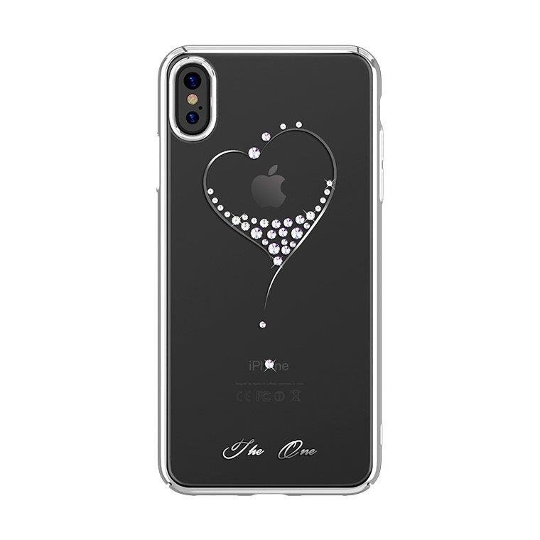 Husa iPhone XS MAX Kingxbar Wish Series Crystals Silver