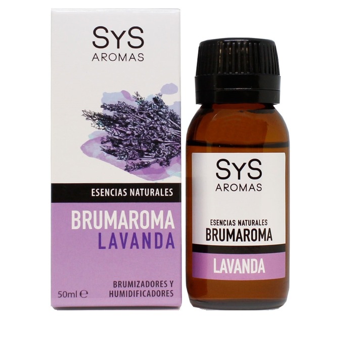 Натурална есенция Laboratorio SyS, Brumaroma дифузер/овлажнител SyS Aromas - Лавандула 50 ml