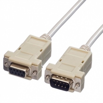 Cablu de conectare , Assmann , RS232 , DSUB9 tata (plug) DSUB9 mama (jack) , 10m Cablu de conectare , Assmann , RS232 , DSUB9 tata (plug) DSUB9 mama (jack) , 10m