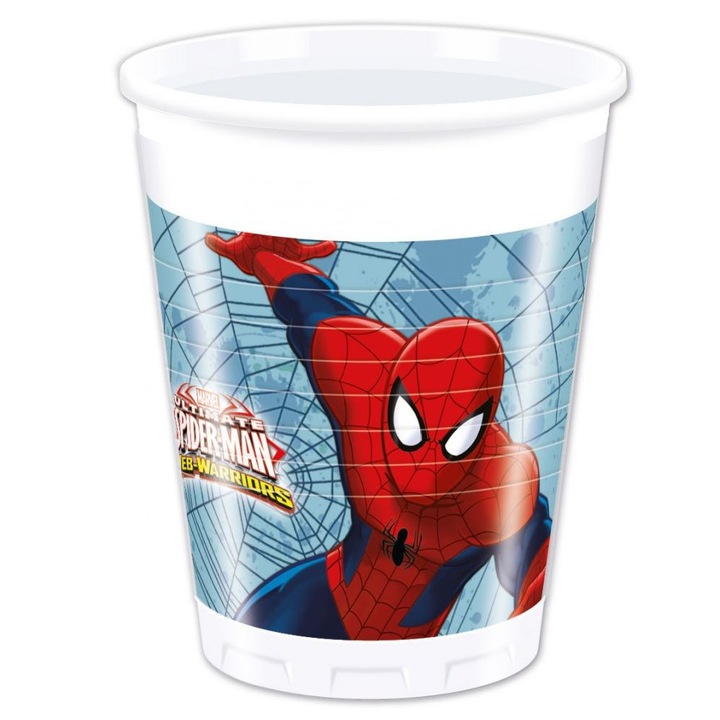 Spiderman, Pókember Műanyag pohár 8 db-os