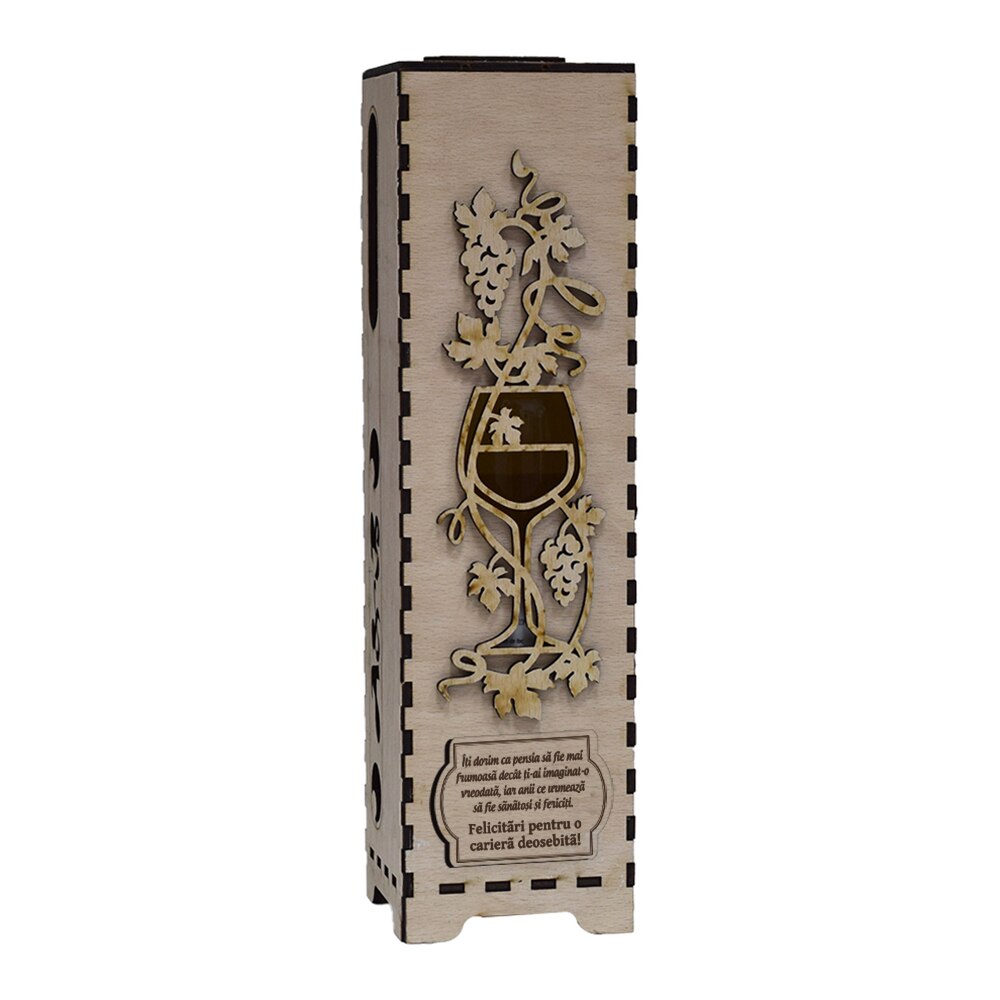 Cutie pentru Vin din Lemn - Pensionare