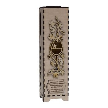 Cutie pentru Vin din Lemn - Pensionare Cutie pentru Vin din Lemn - Pensionare
