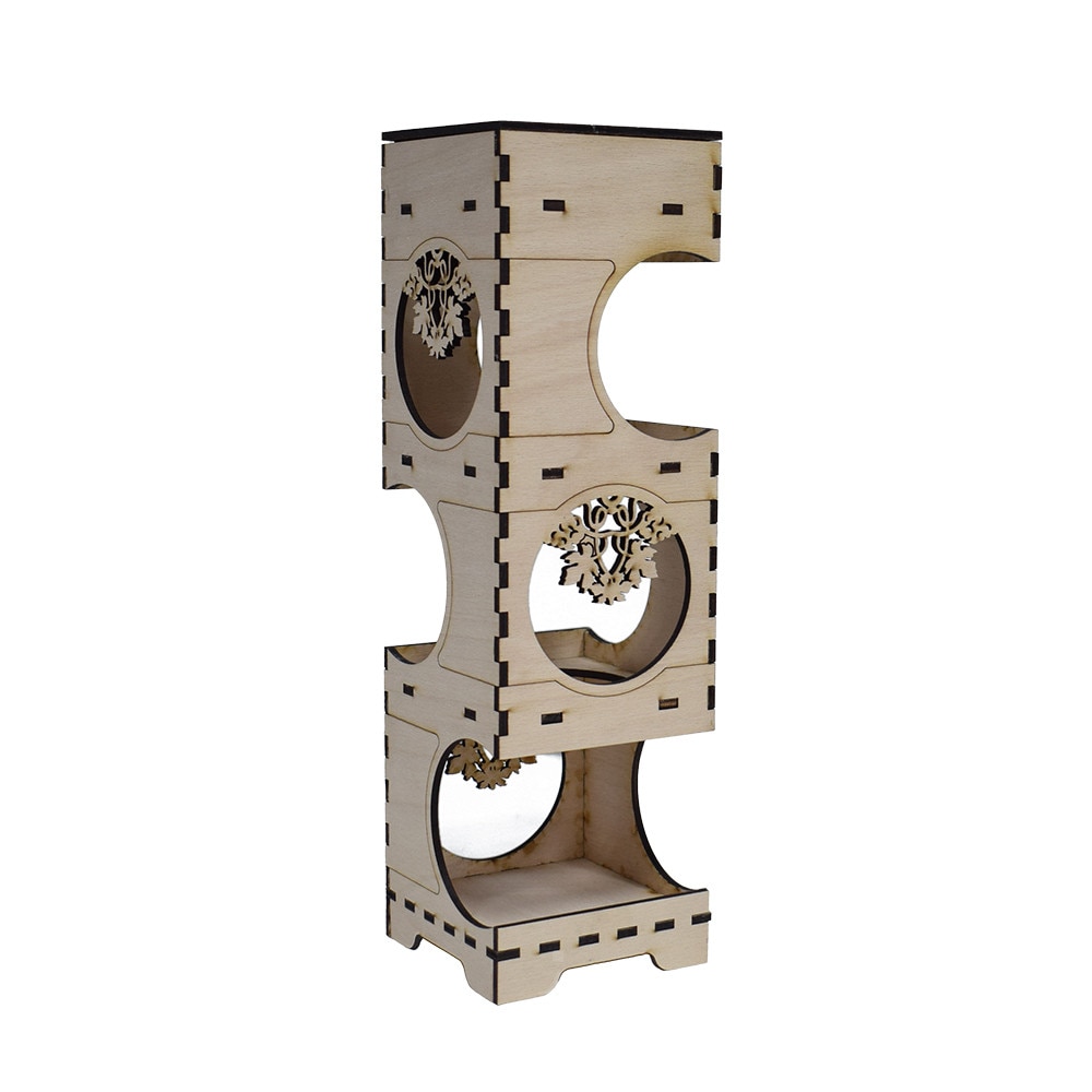 Suport pentru Vin din Lemn Natur