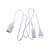 cablu adaptor 18m pentru bec cu dulie fasung e27 la stecher plat 220v cu intrerupator onoff  alb imagen 50_0_
0