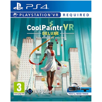Joc CoolPaintr VR Deluxe Edition pentru PlayStation 4 Joc CoolPaintr VR Deluxe Edition pentru PlayStation 4