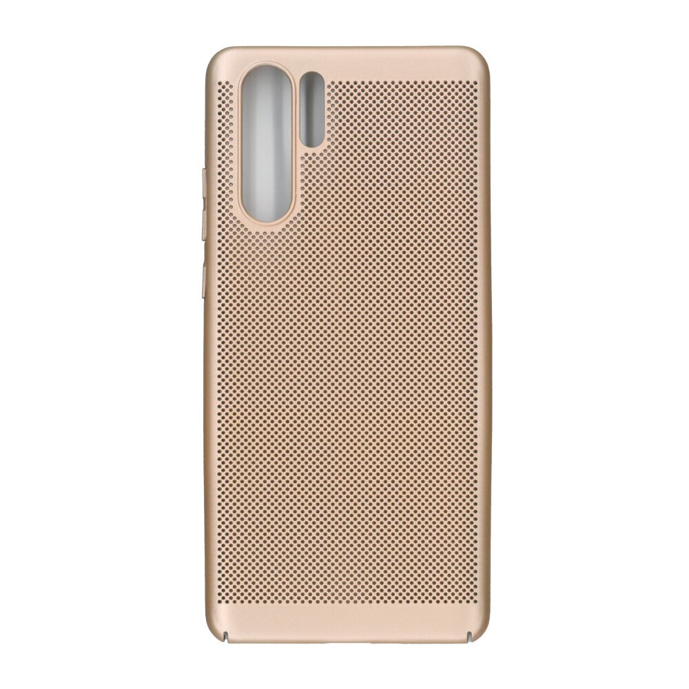 Husa spate cu perforatii pentru Huawei P30 Pro - EuroCELL Air Case Gold