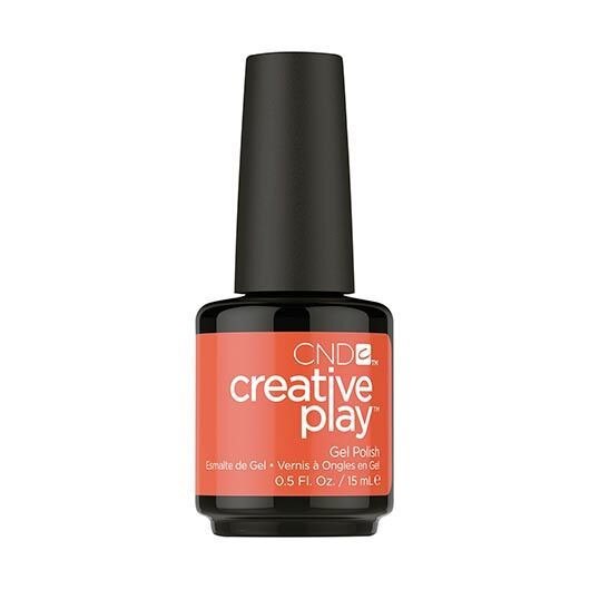 Lac unghii semipermanent CND Creative Play Gel Tangerine Rush #499 15 ml