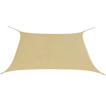 Copertina tip umbrar, vidaXL, material Oxford, 2 x 2 m, Bej Copertina tip umbrar, vidaXL, material Oxford, 2 x 2 m, Bej