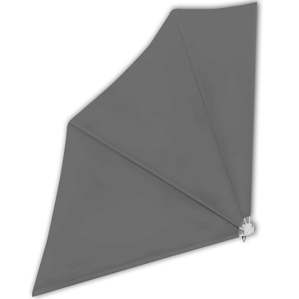 Paravan tubular pliabil, vidaXL, Tesatura, 140 x 140 cm, Gri