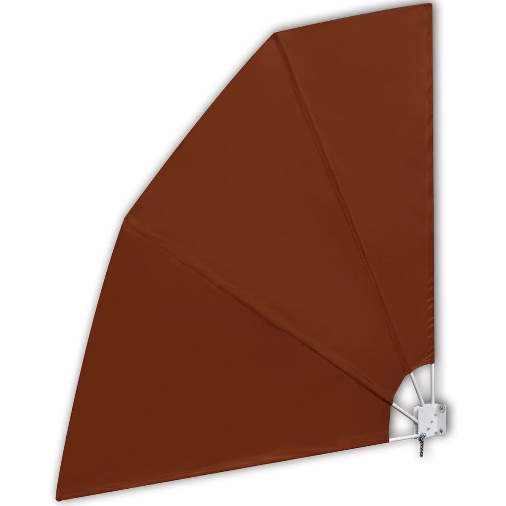 Paravan tubular pliabil, vidaXL, Tesatura, 210 x 210 cm, Maro